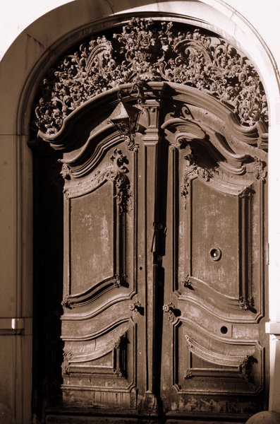 An Old Ornate Door