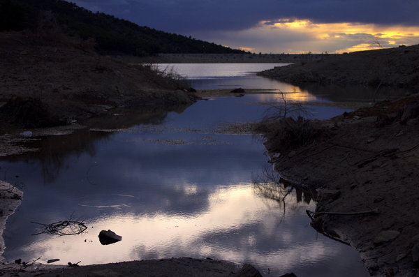 Kestel after Sunset in Colour