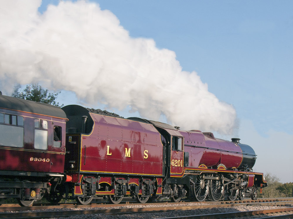 Lizzie on the Royal Scot