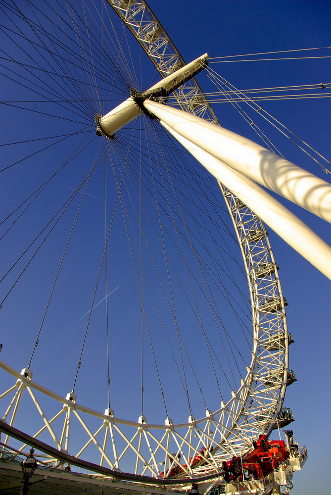 The London Eye From Below