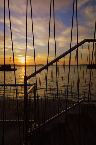 Padstow Harbour - Sunrise with a twist