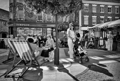 Relaxing in the Square