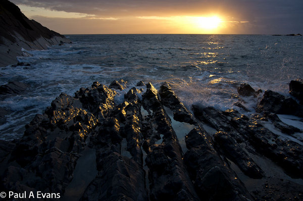 Sunset, Crackington Haven, North Cornwall