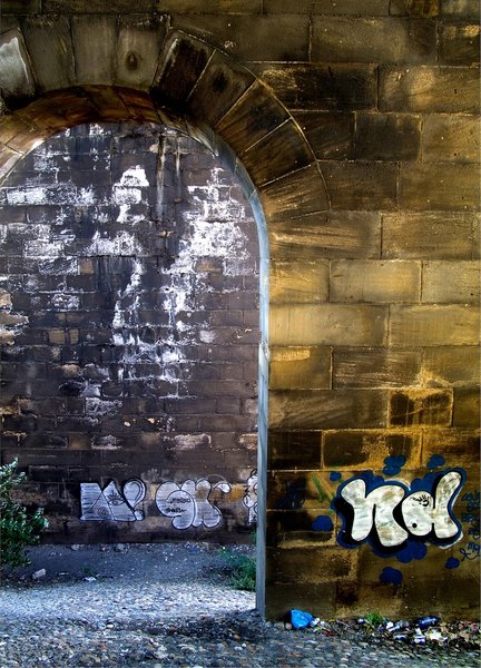 Under the High Level Bridge
