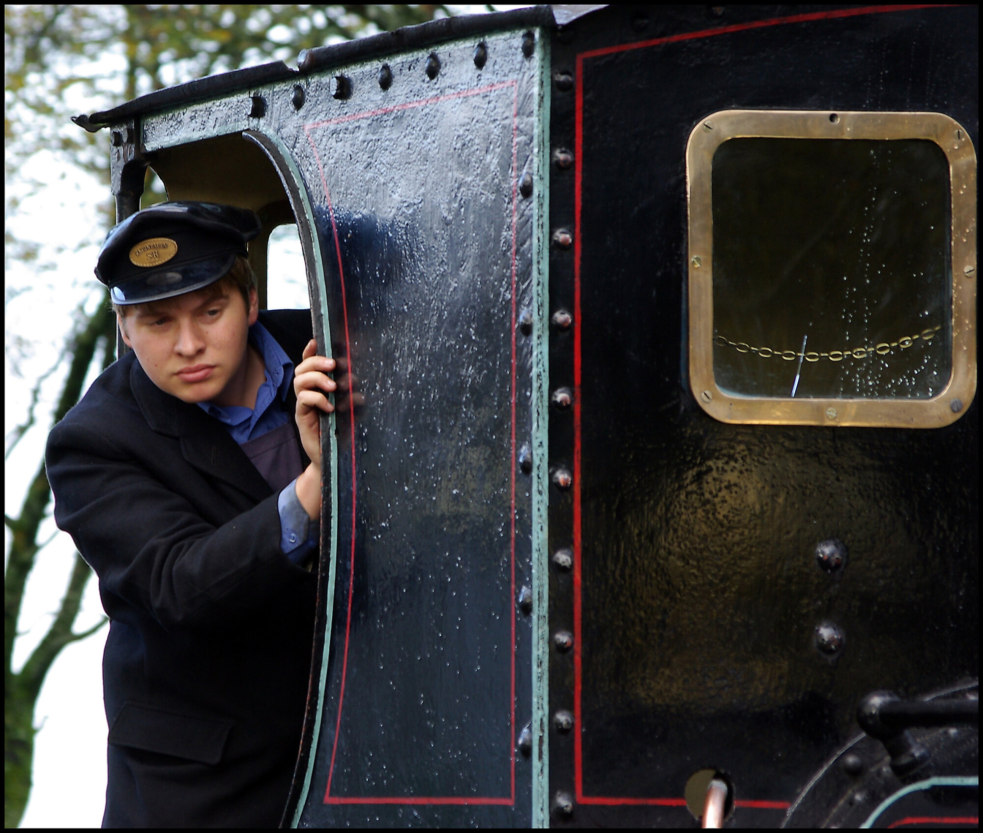 William Driving "Lilla"