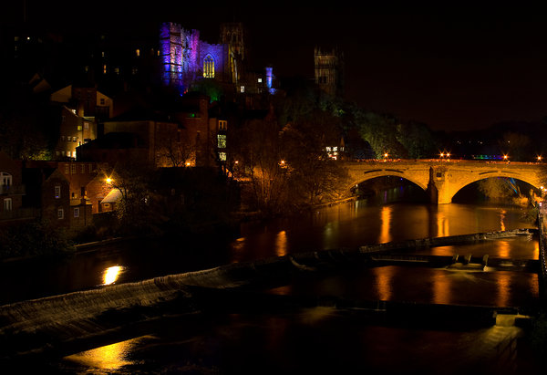Durham by night.