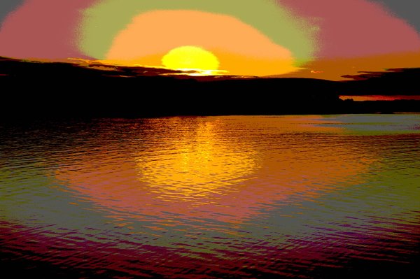 Posterize Sunset at Crookhaven Heads