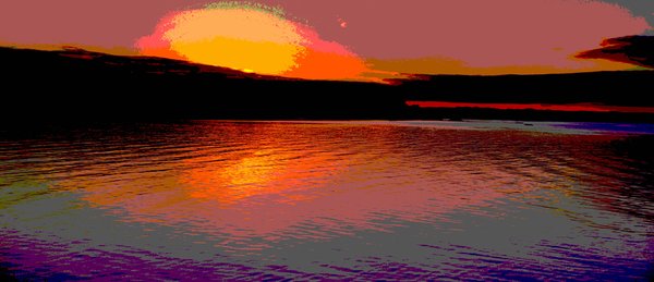 Posterize Sunset at Crookhaven Heads