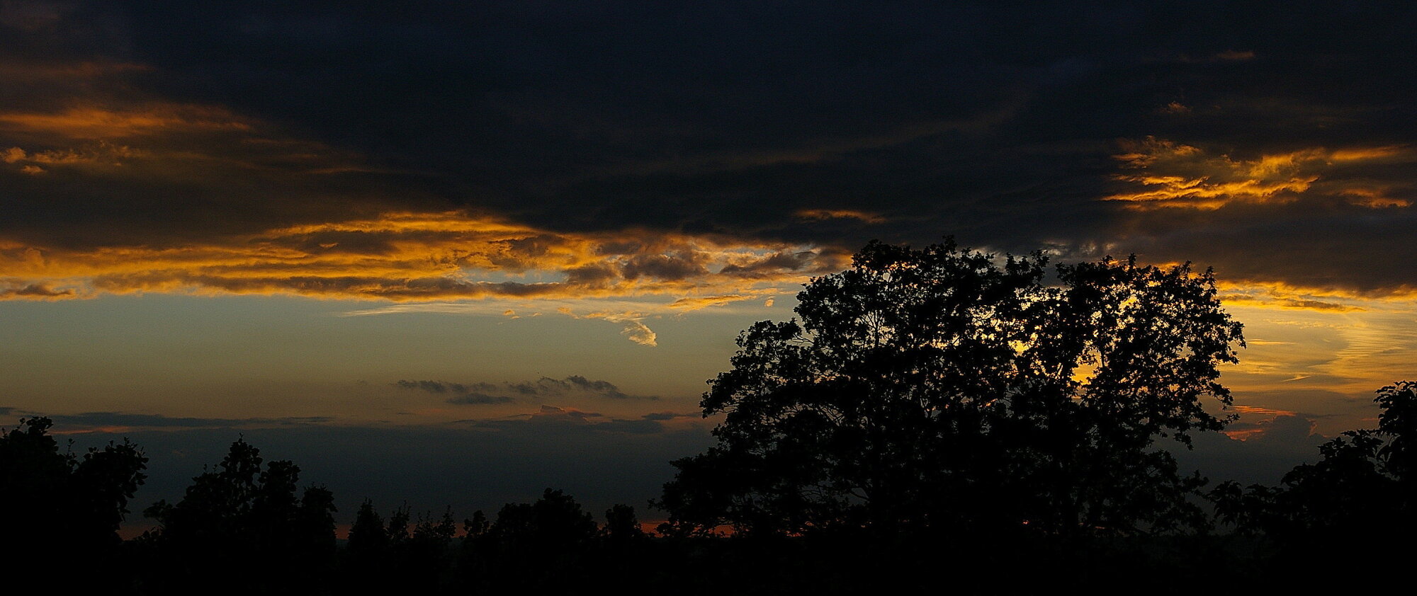 A dark evening