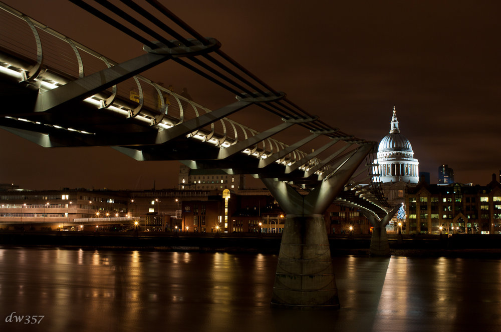 St Paul's and the Millennium Bridge 1