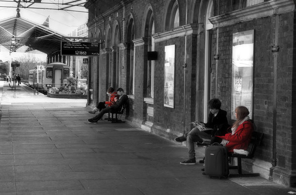 Girls in Red coats