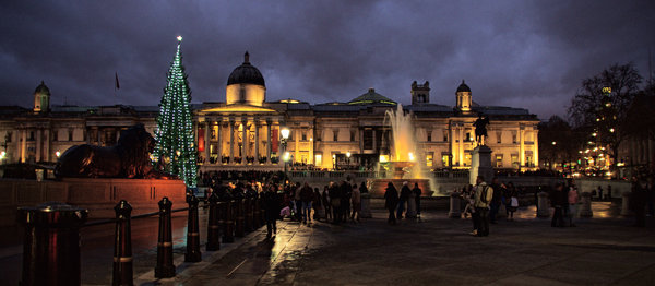 Trafalgar Square..and National Portrait Gallery