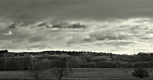Village on the hill