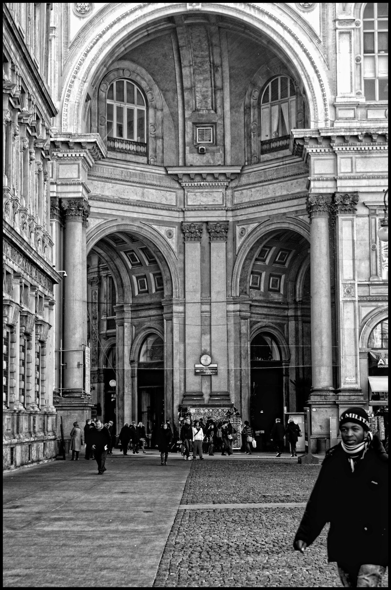 An Entrance to the Galleria V. E. II, Milan