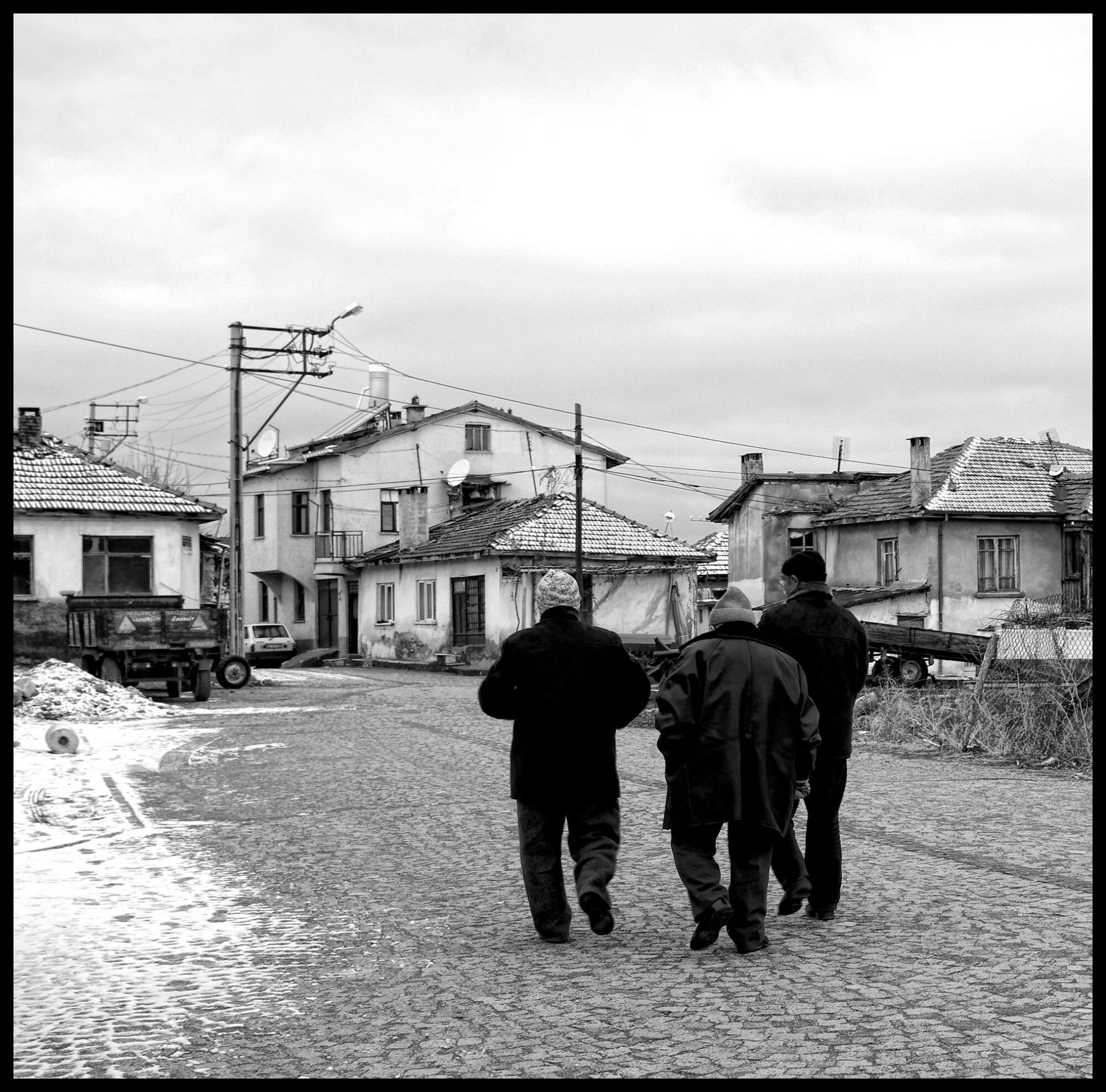 Three Men on their Way Home