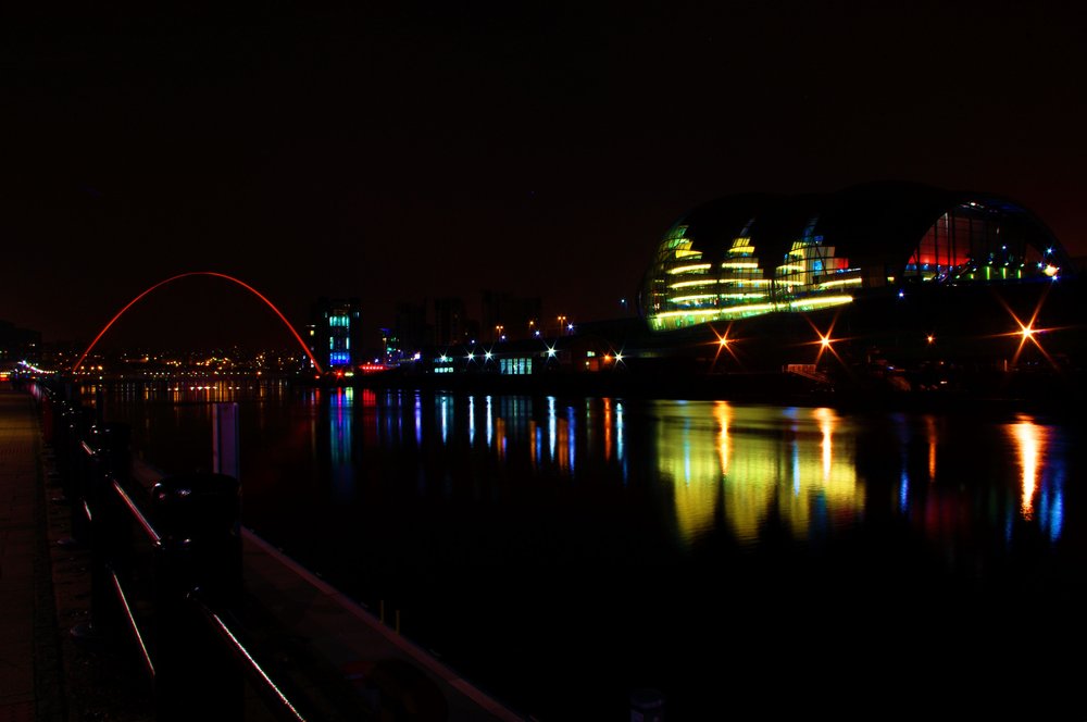 Newcastle Quayside by night