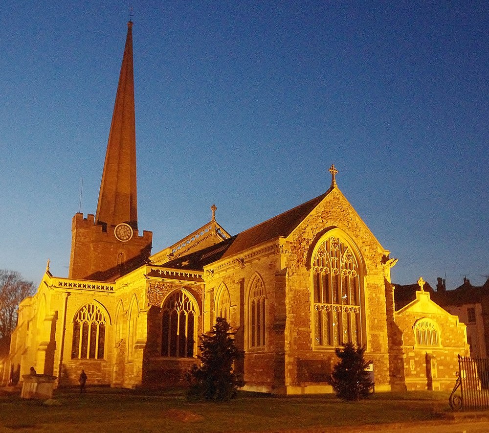 St. Mary's, Bridgwater at Dusk