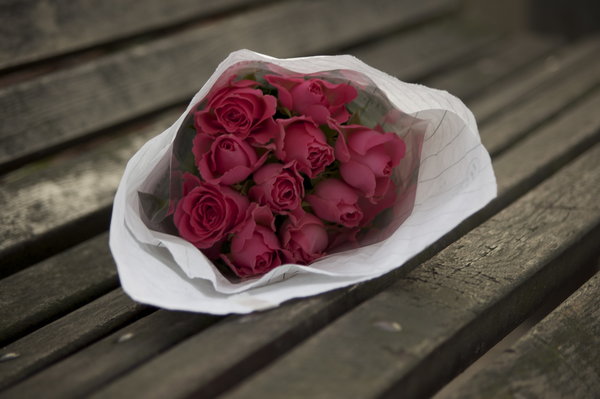 rose park bench