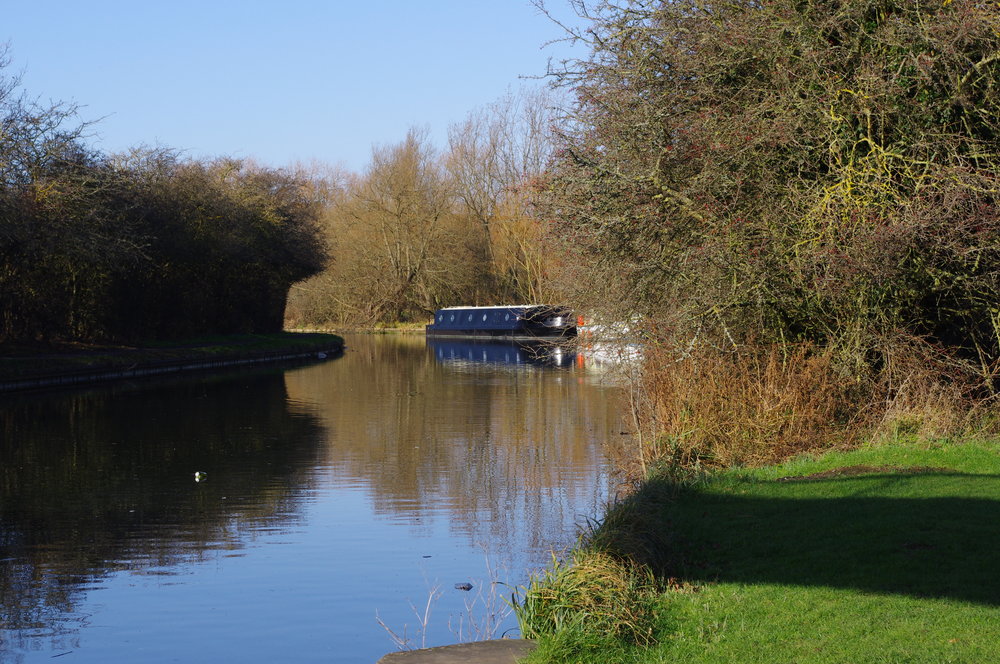Canal and barge