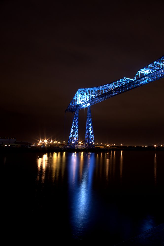 Middlesbrough Transporter Bridge reflections
