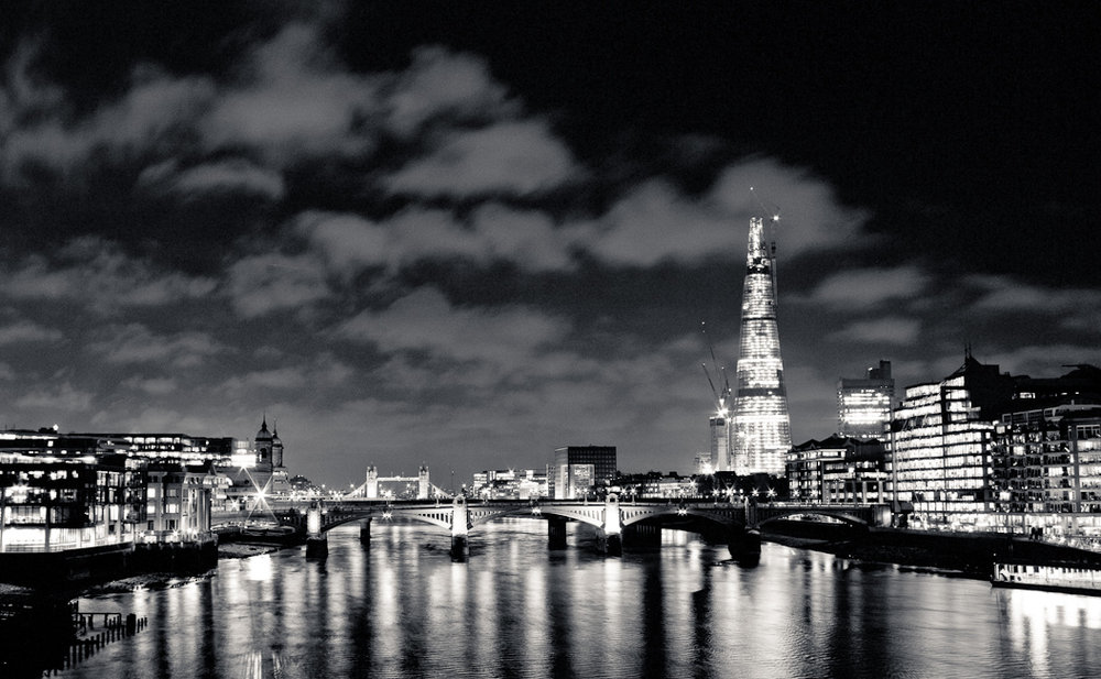 The Shard viewed from the Millenium Bridge