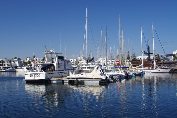 Harbour in kantaoui tunisia