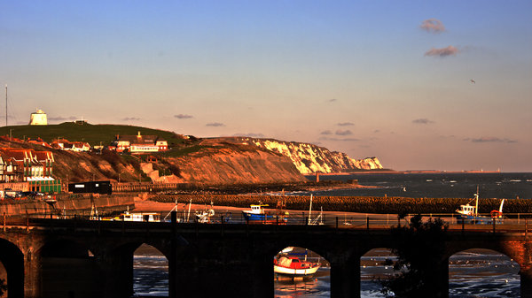 Morning view from hotel - Folkstone