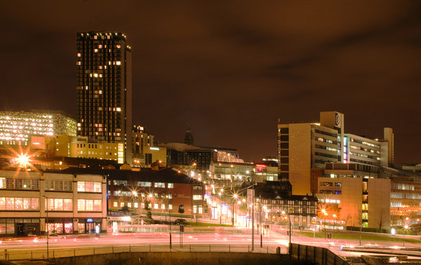 Sheffield Night Scene