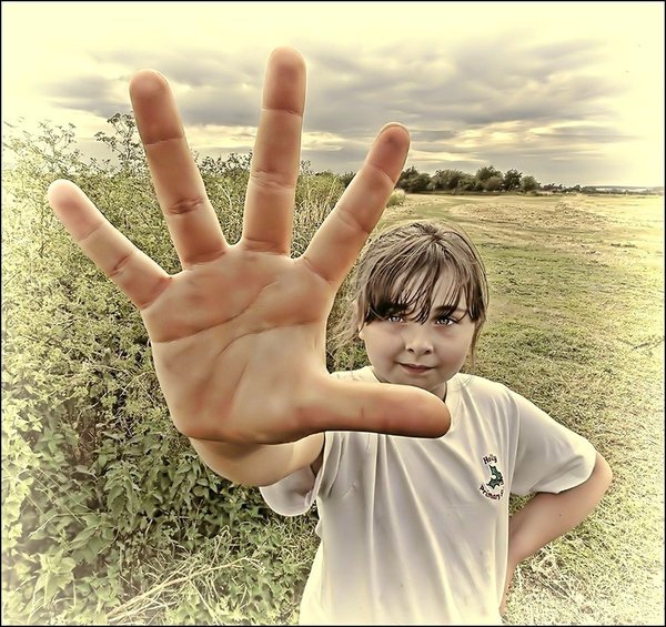 a big hand