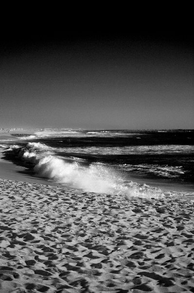 Angry sea