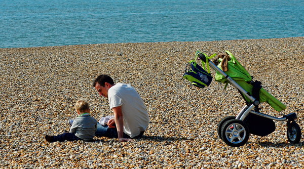 Dad l am sick of pushchairs !