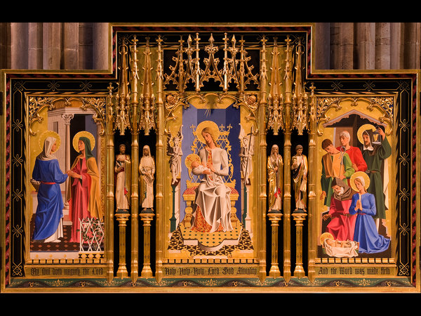 Section of Alter Panel Hereford Cathedral