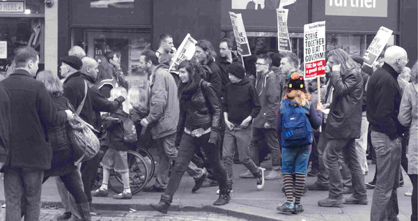 young protester