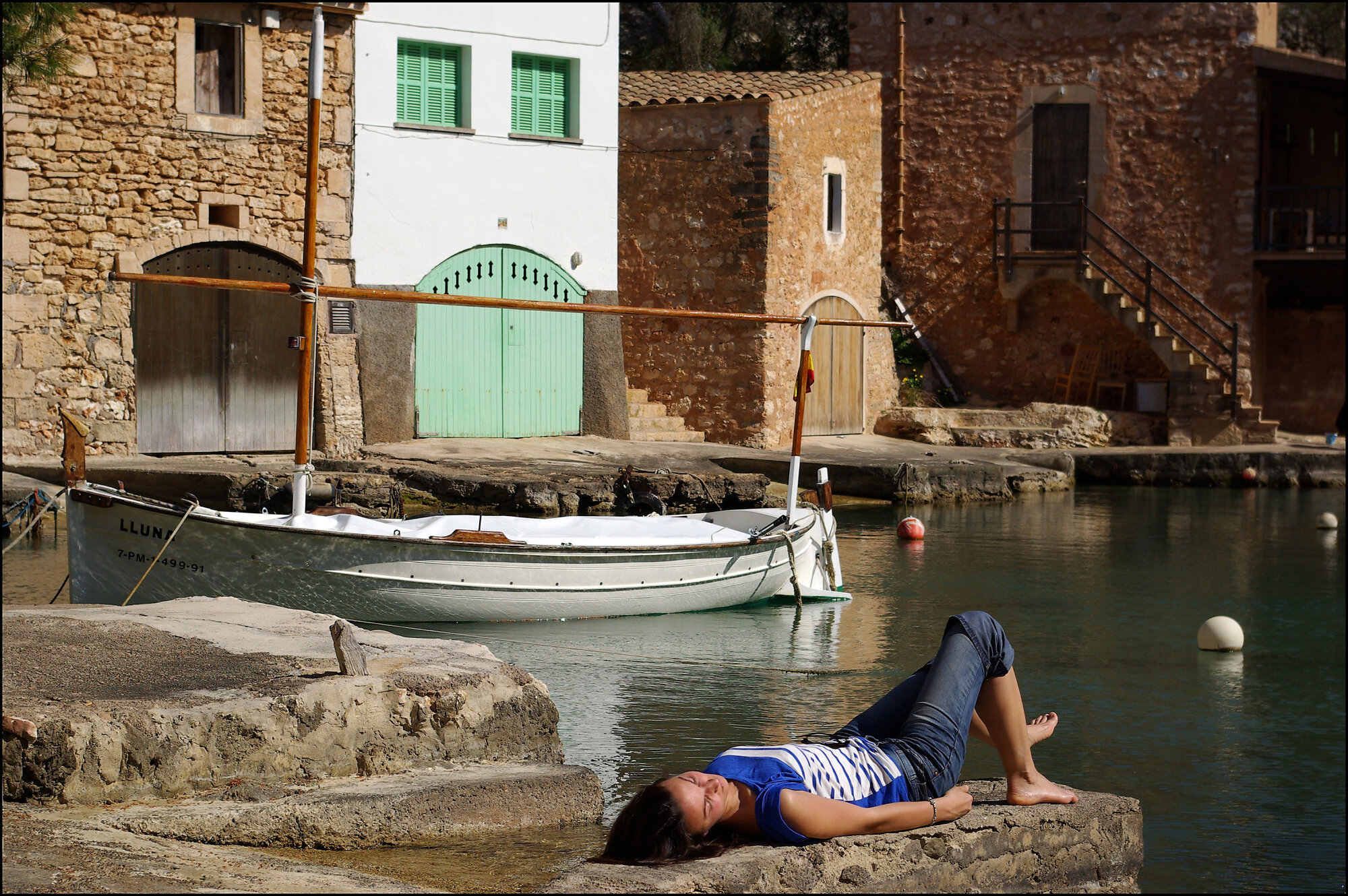 Spanish Girl Sleeping, Cala Figuera