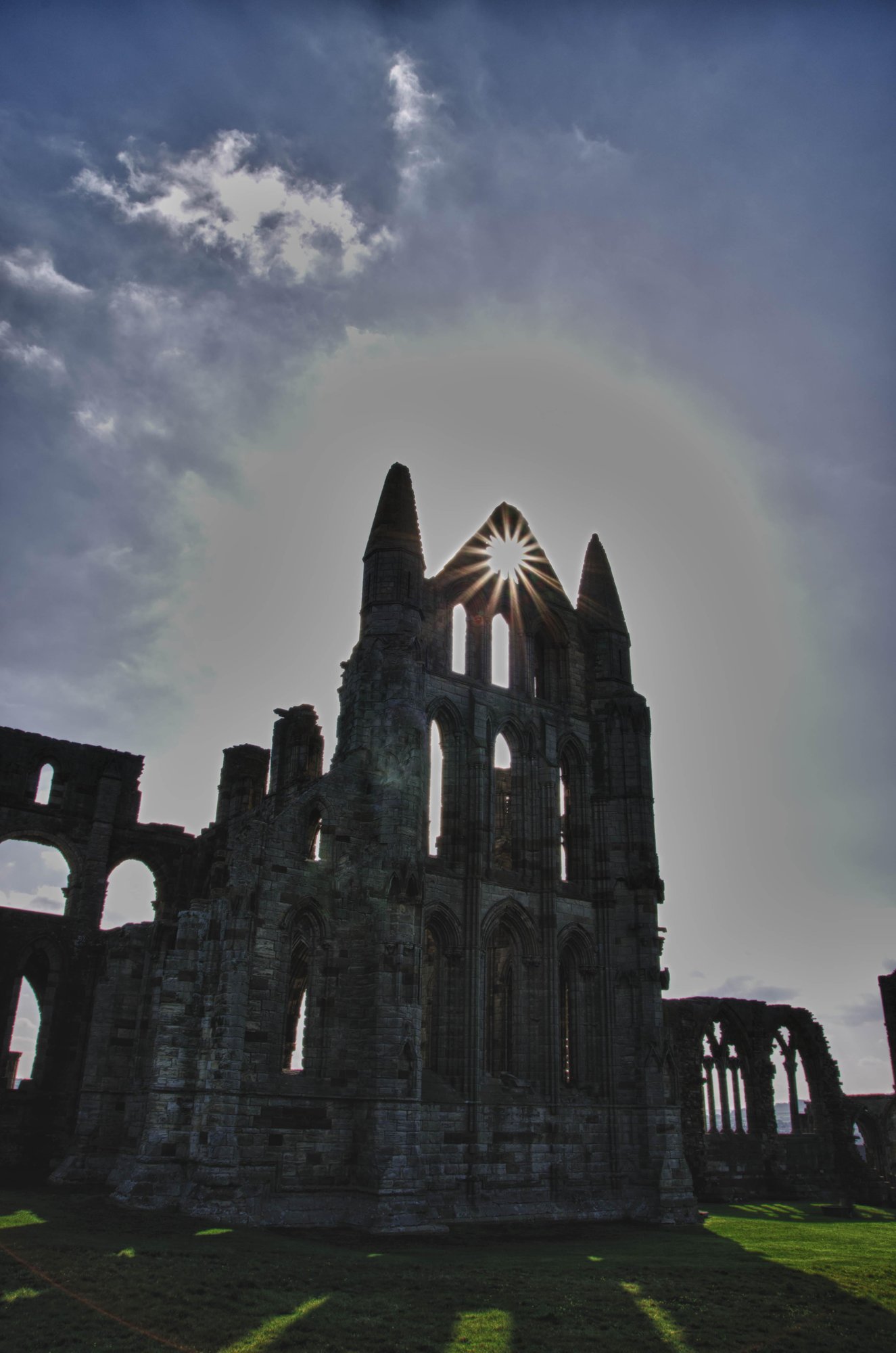Whitby Abbey Sun Burst