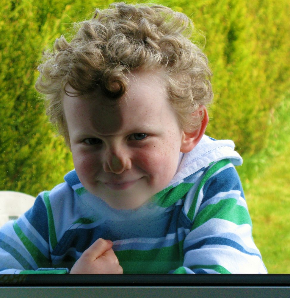 Sam looking thro the window...