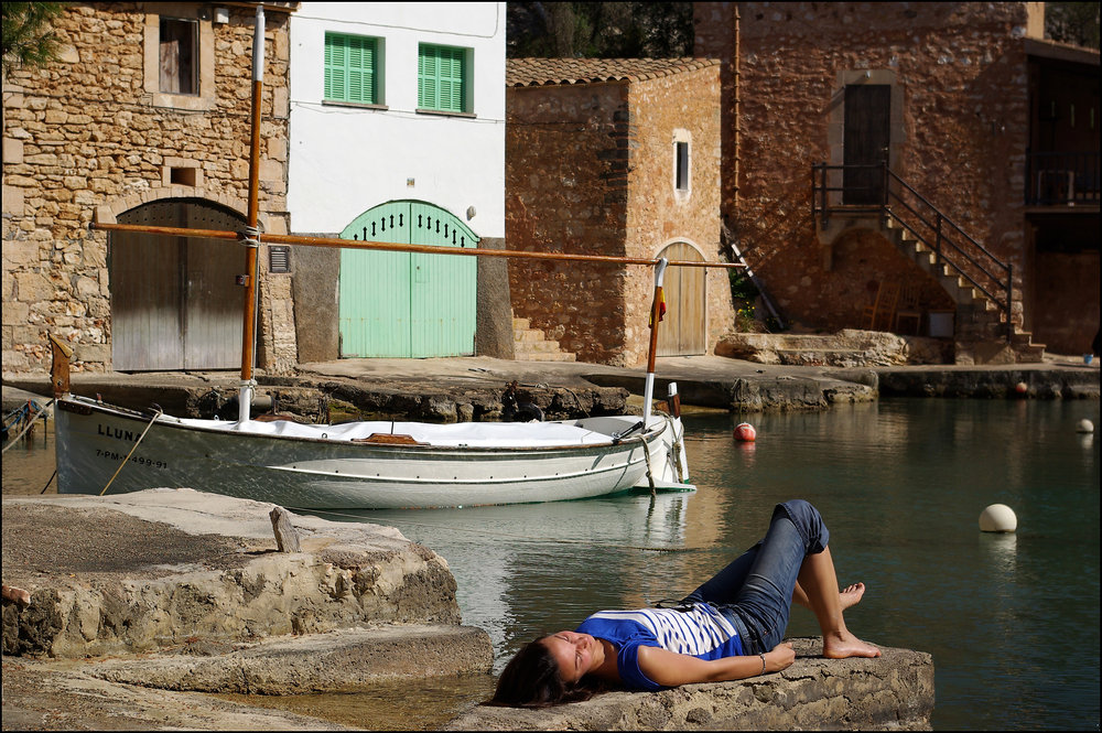 Spanish Girl Sleeping, Cala Figuera