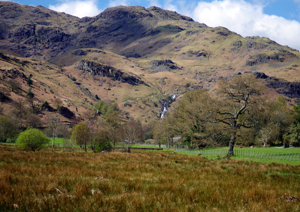 Distant Waterfall