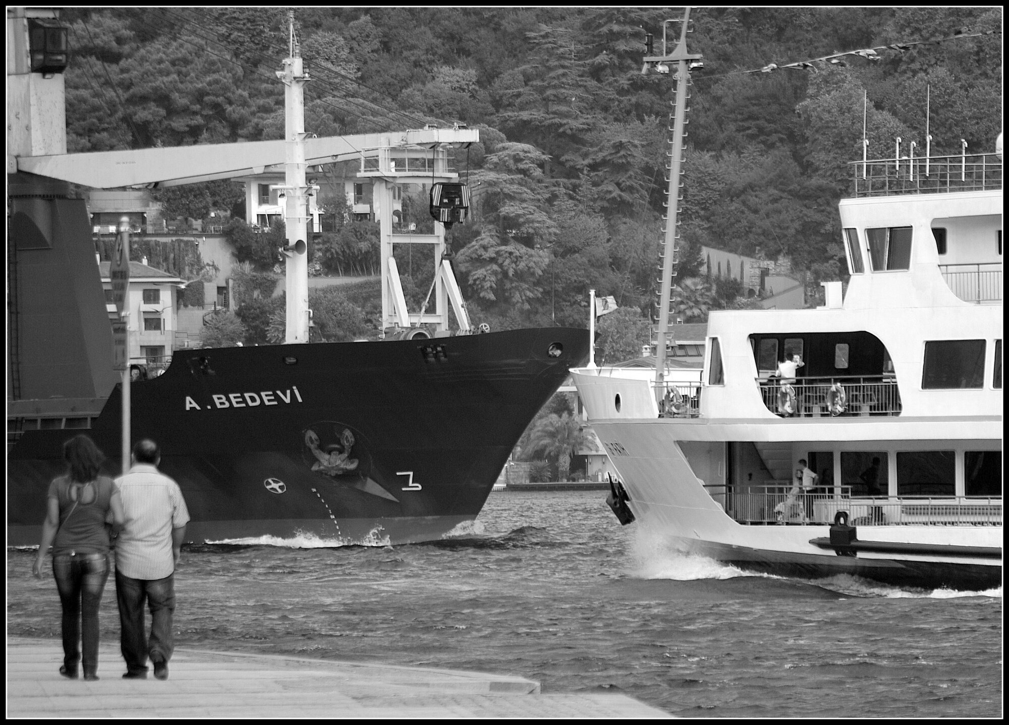 Passing through Bosphorus