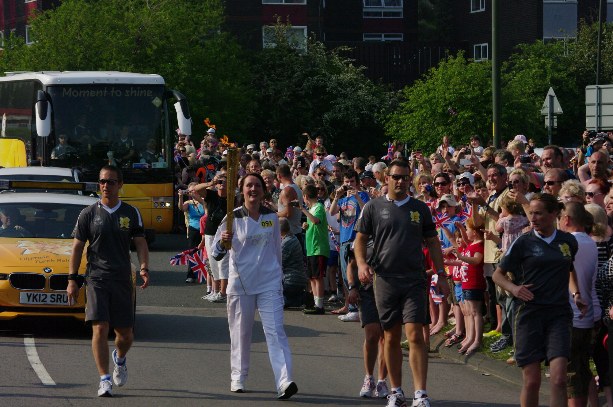 the torch in kidderminster yesterday