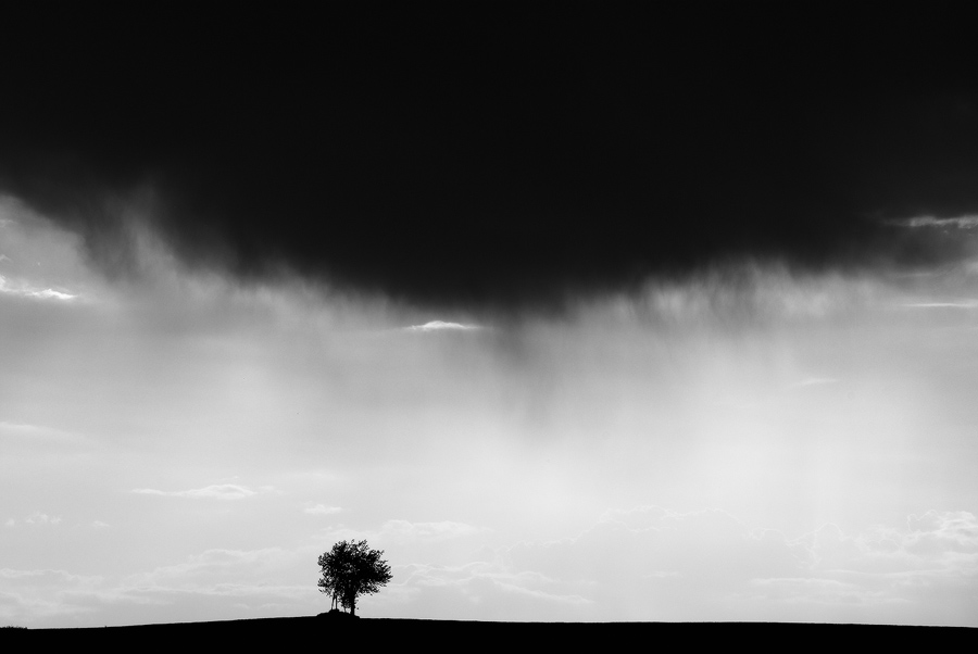 Falling curtain