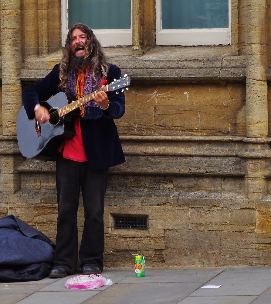 Glastonbury Busker