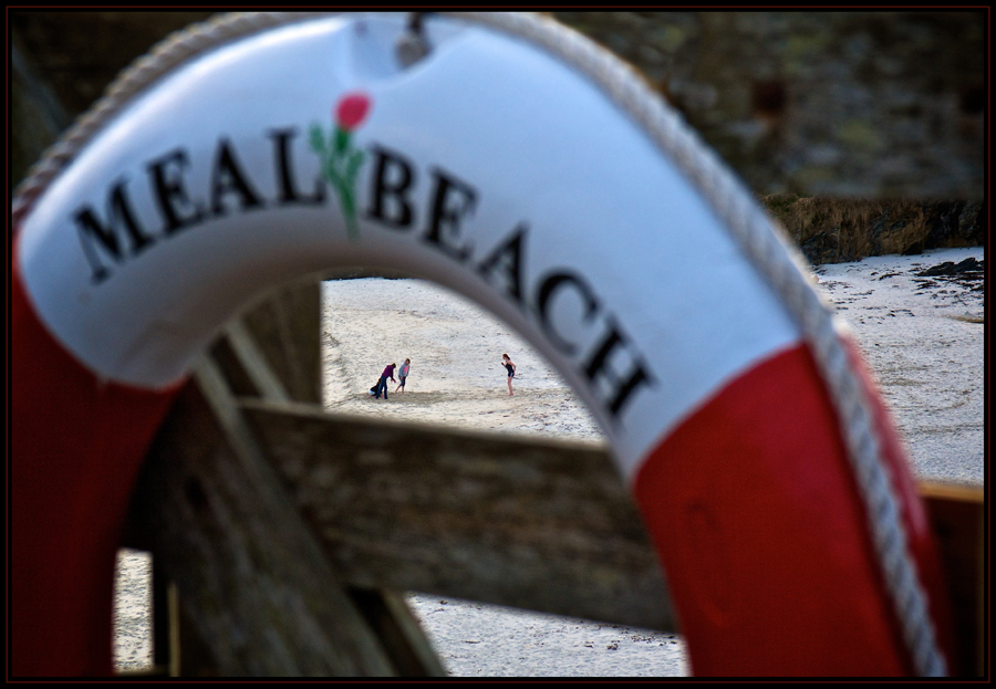 Through the round window ?