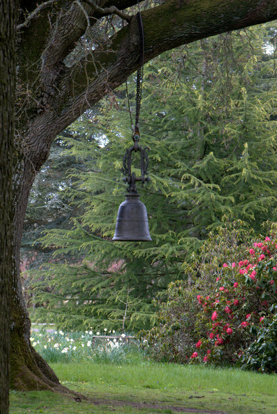 Burmese Temple Bell Exbury from a distance..