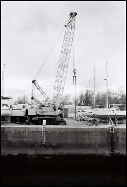 Dockside crane