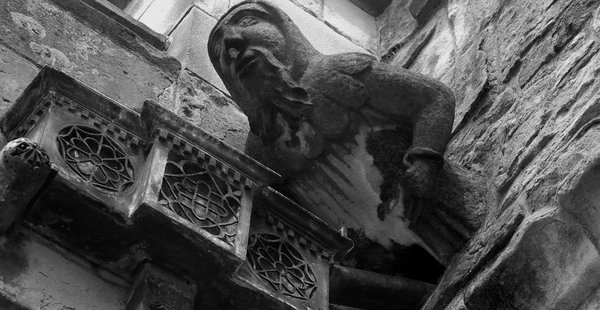 Gargoyal at Haddon Hall