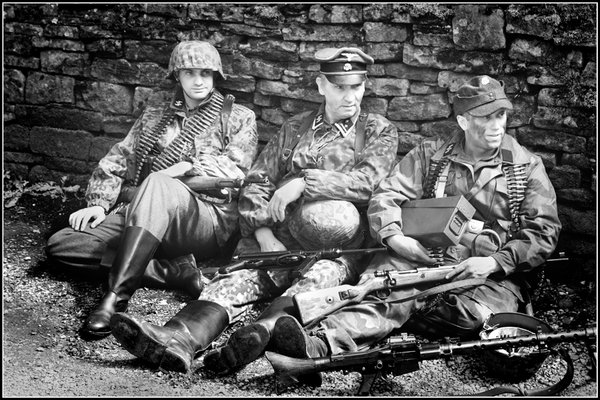 Soldiers at rest