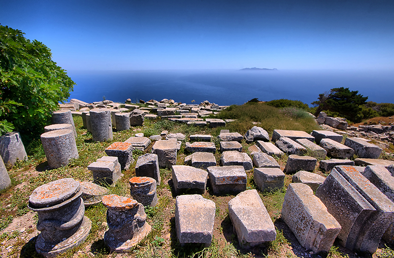 Ancient Thira in colour