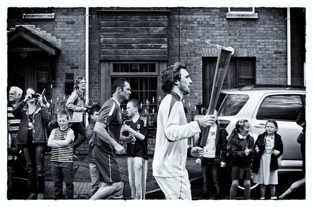 Olympic torchbearer...