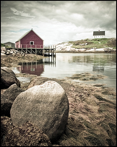 Red Shack & Inlet - Peggy's Cove, NS Canada